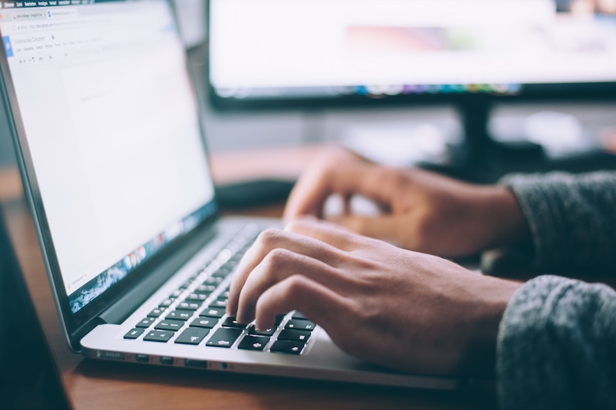 3 Quick Fixes To Improve Your SEO Today 5 Photo of a person performing a search on their laptop by Glenn Carstens-Peters on Unsplash