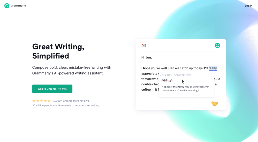 Grammarly - Free Online Writing Assistant
