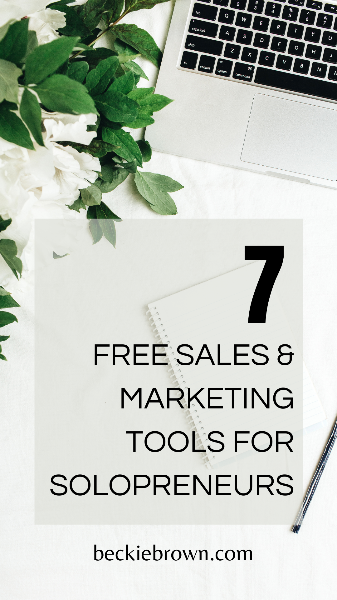 Pin Image: Free Sales & Marketing Tools For Solopreneurs