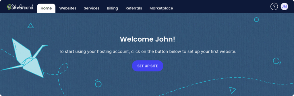 Siteground Website Screenshot